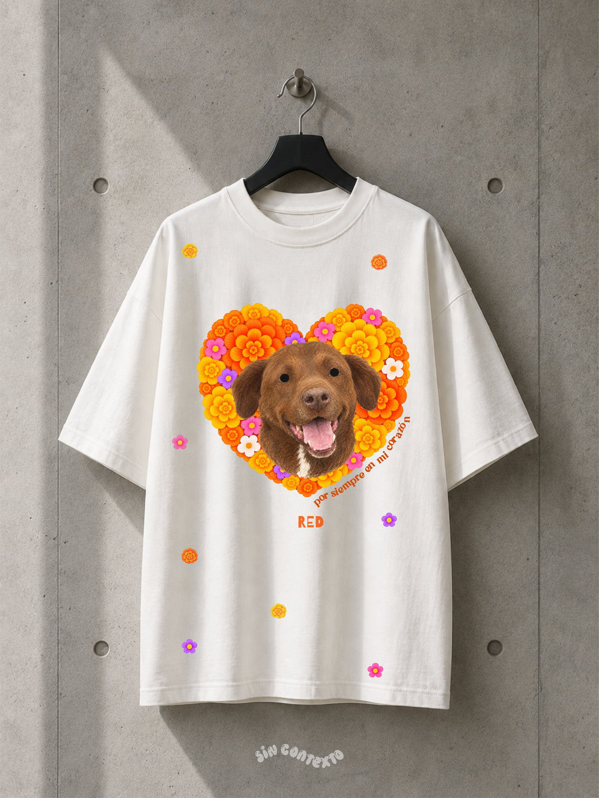 Playera Recuérdame 100% personalizada