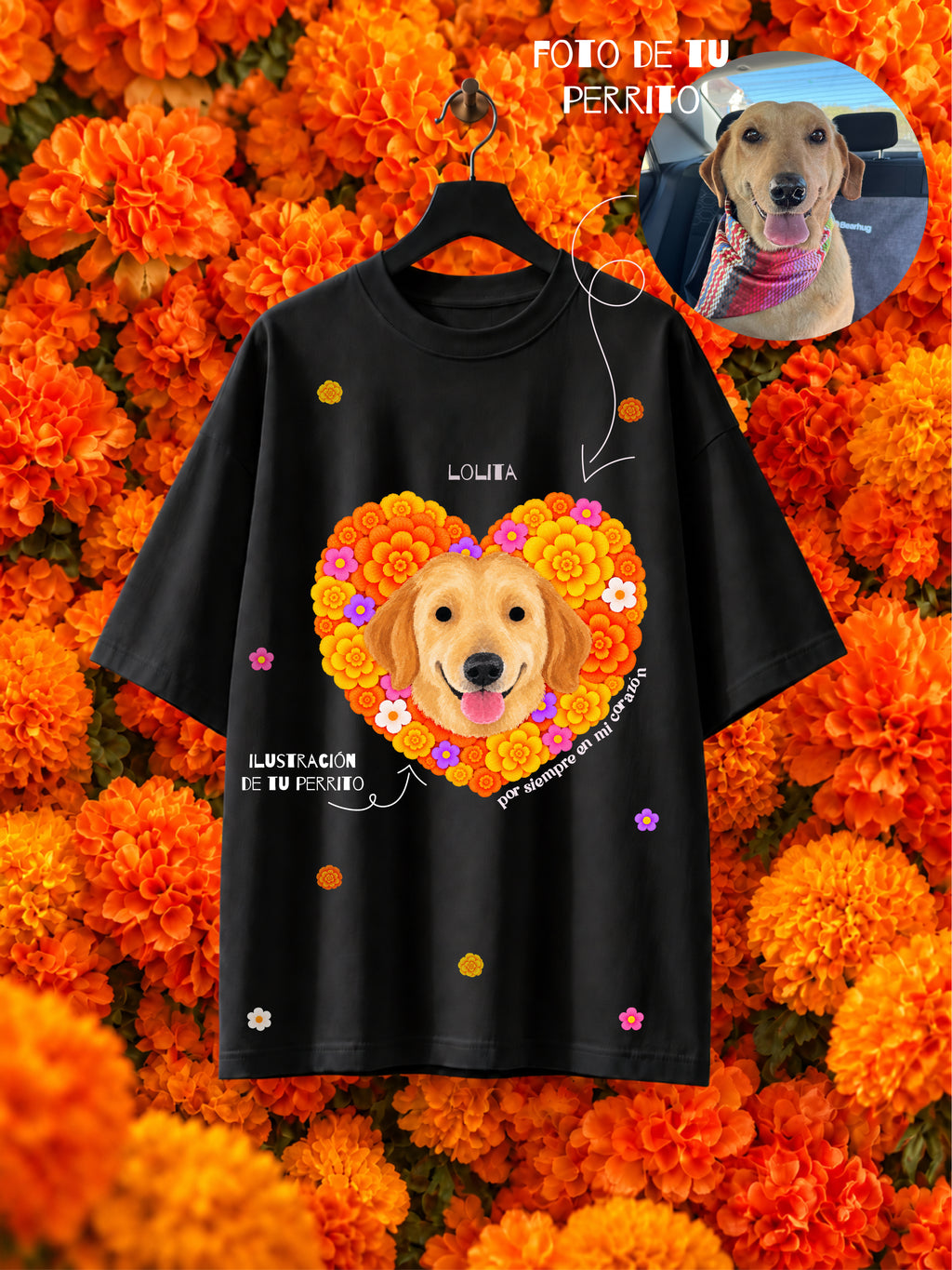 Playera Recuérdame 100% personalizada