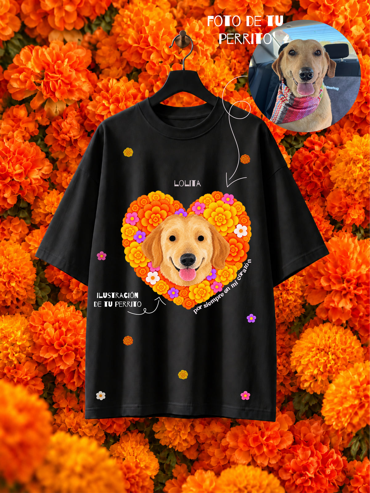 Playera Recuérdame 100% personalizada