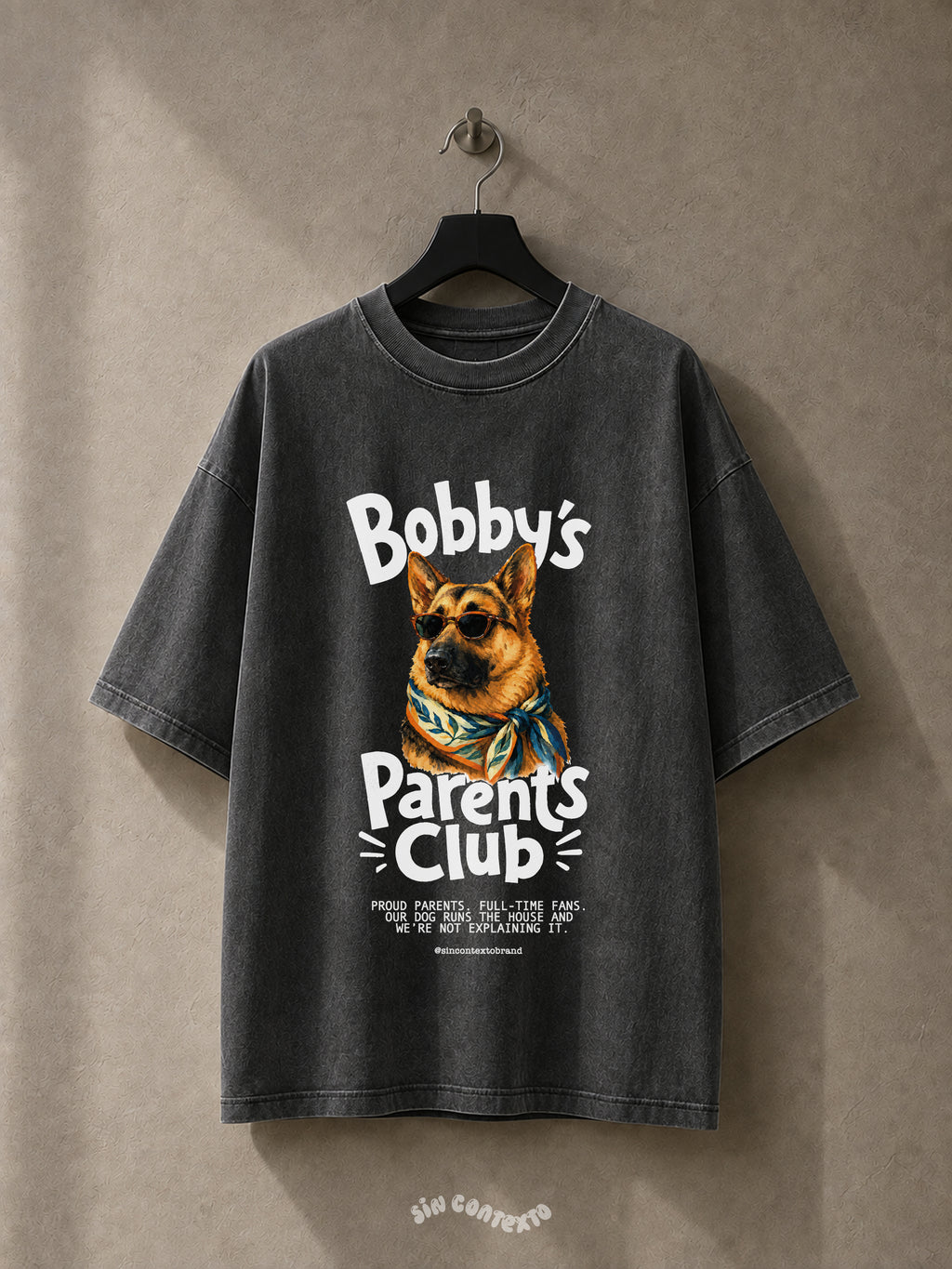 Playera Dog Parent's Club 100% personalizado