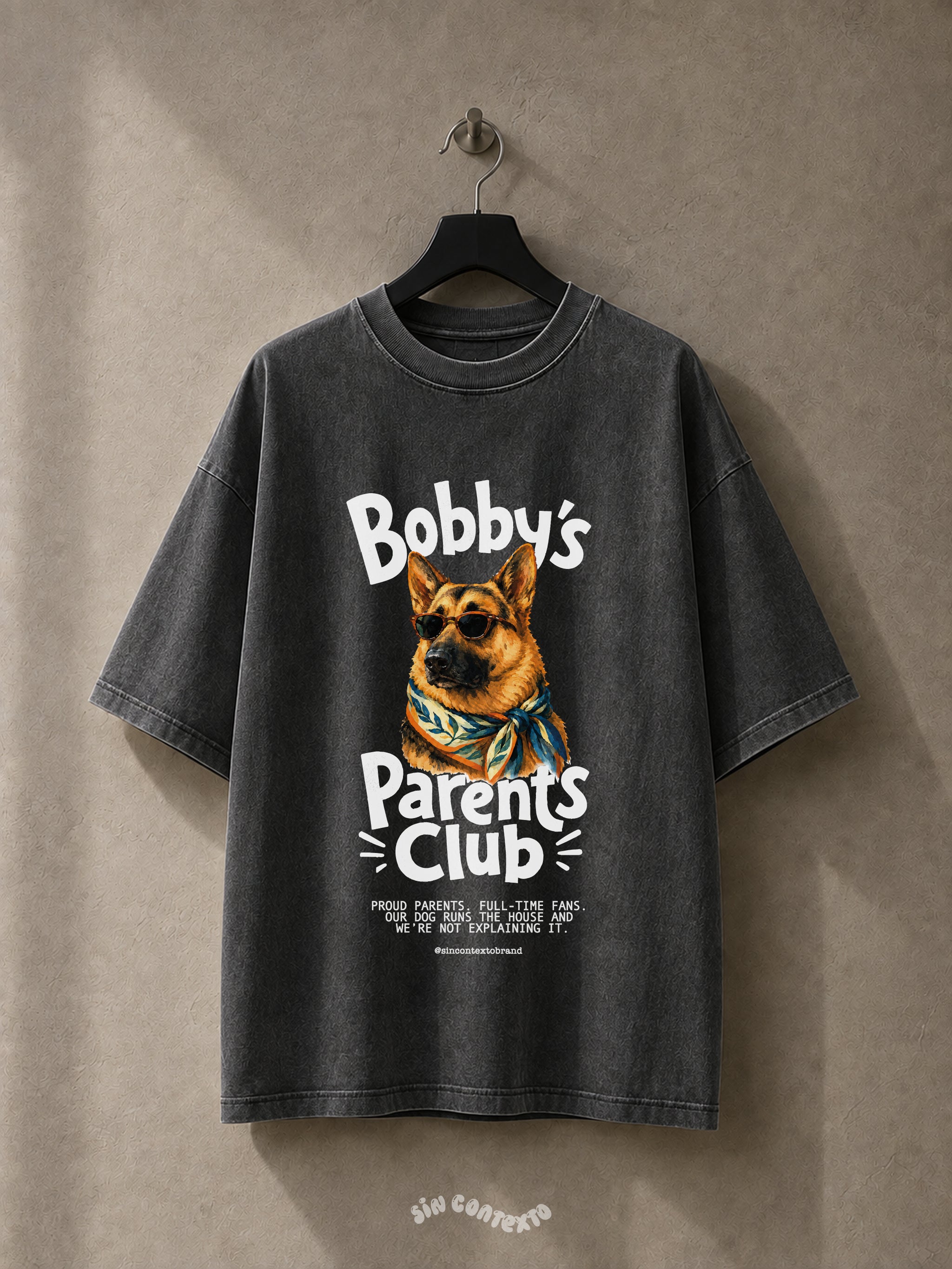 Playera Dog Parent's Club 100% personalizado