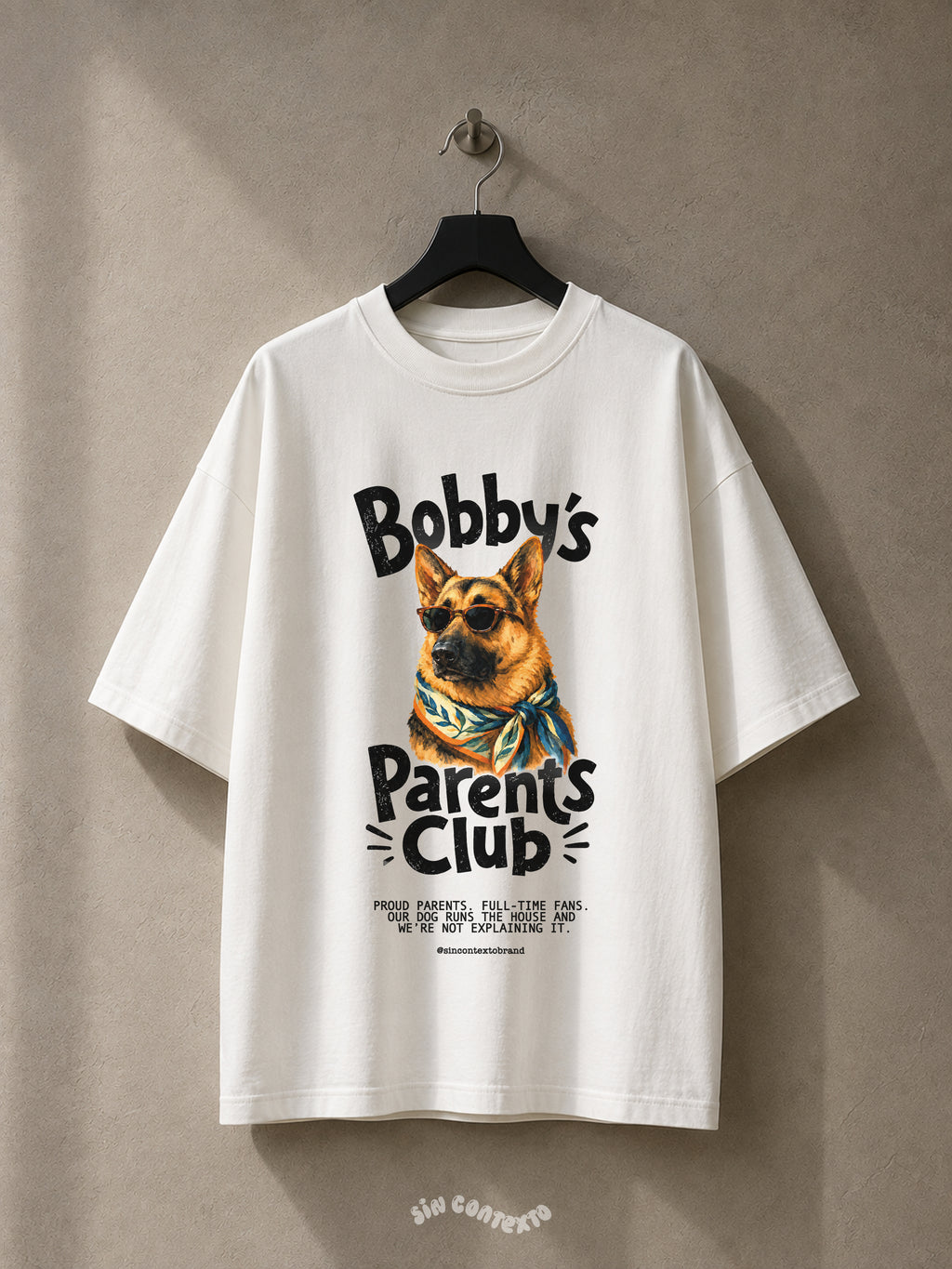 Playera Dog Parent's Club 100% personalizado