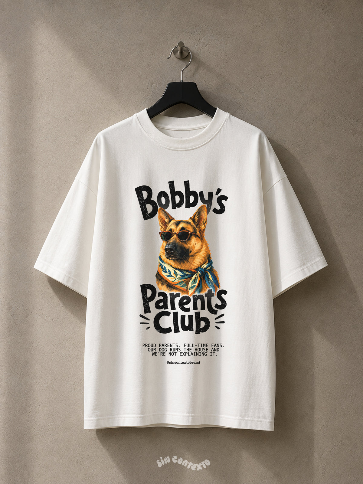 Playera Dog Parent's Club 100% personalizado