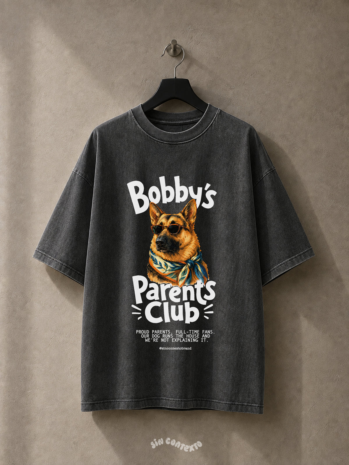 Playera Dog Parent's Club 100% personalizado