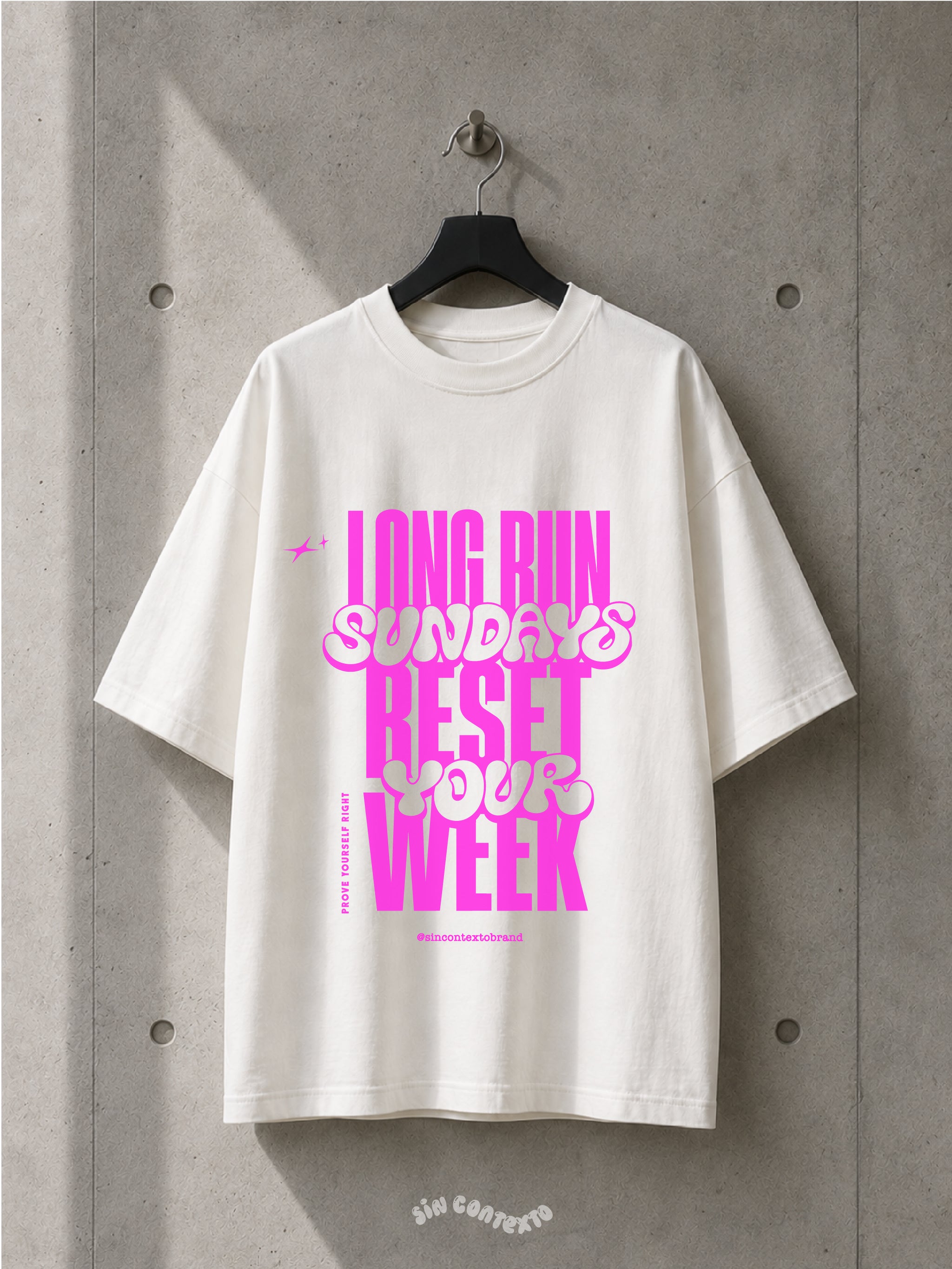 Playera Long Run Sunday