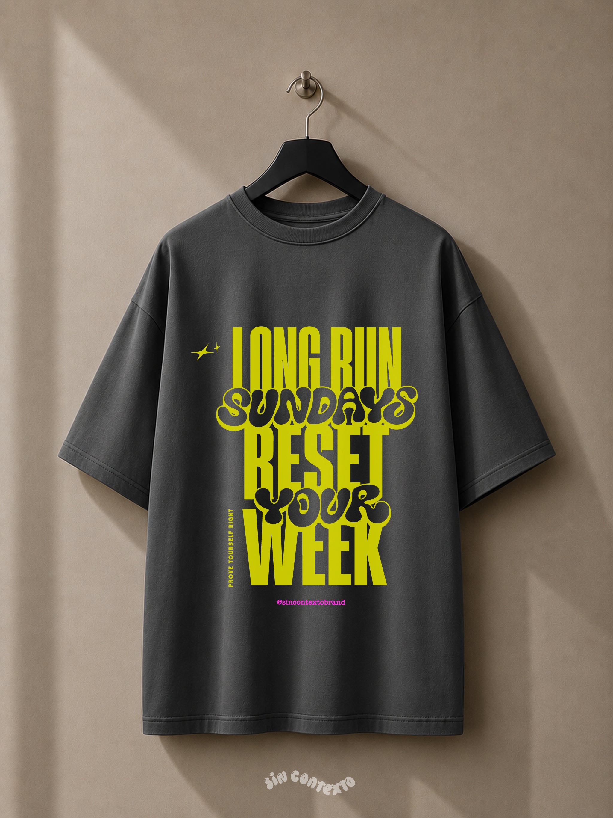 Playera Long Run Sunday
