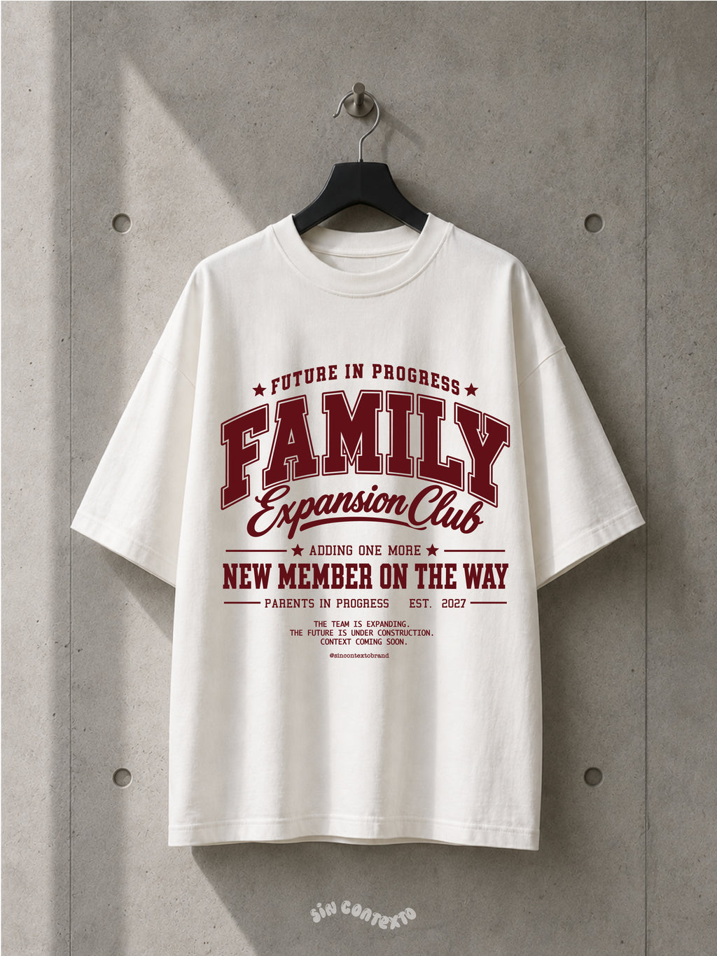 Playera 100% personalizada "Anuncio Familiar"