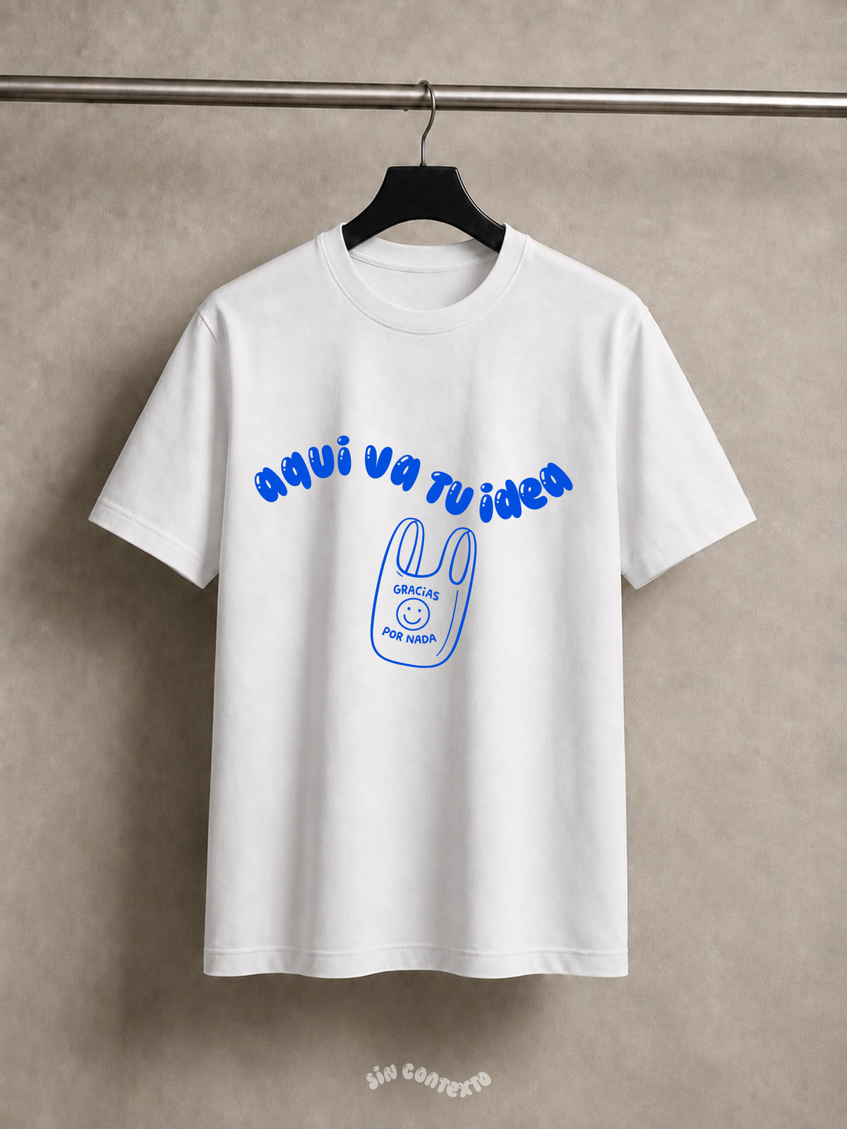 Playera 100% personalizada "Tu Evento"