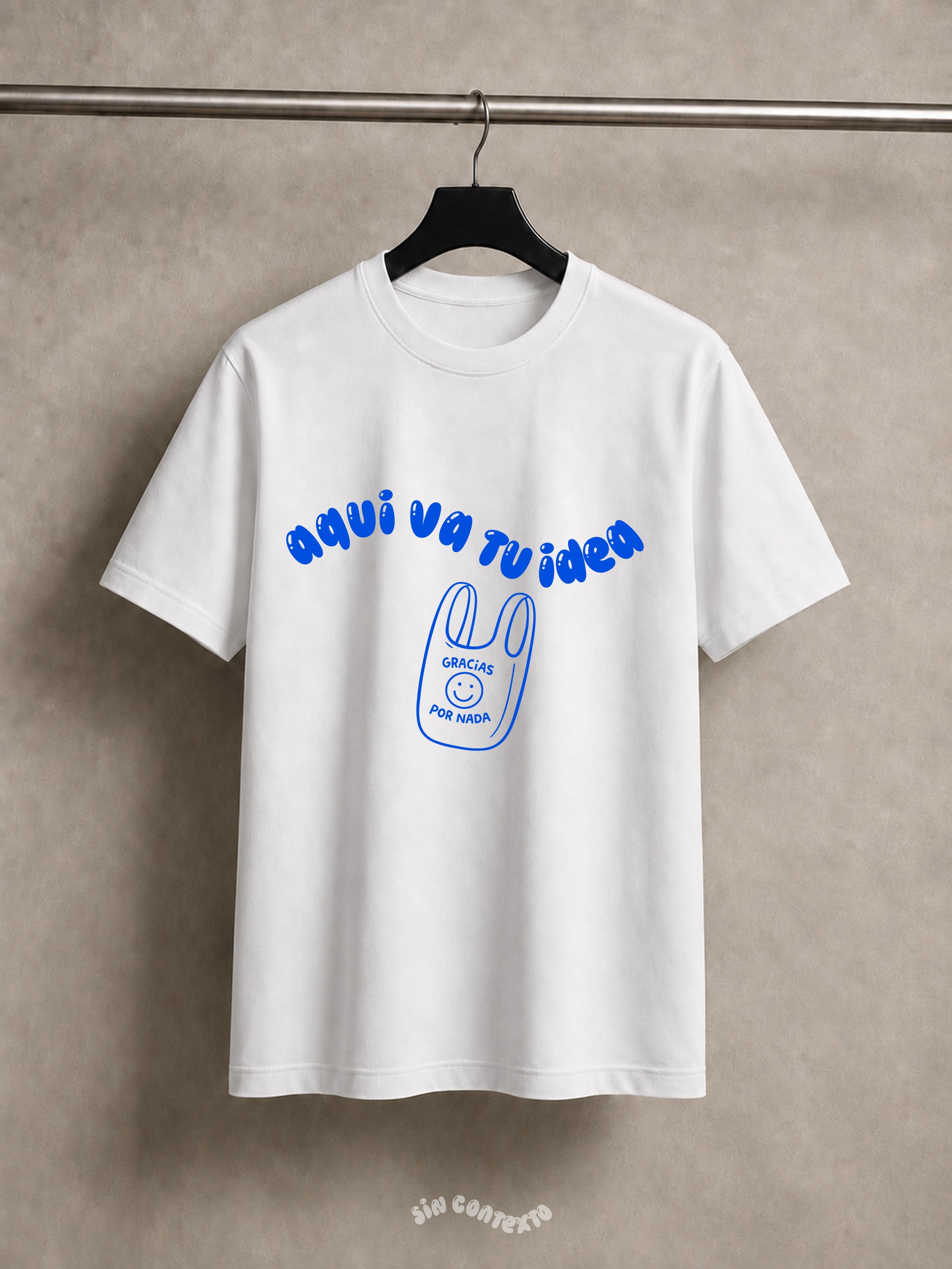 Playera 100% personalizada Tu "Marca"