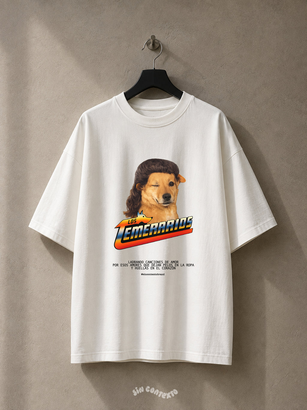 Playera Perrito Temerario 100% personalizado