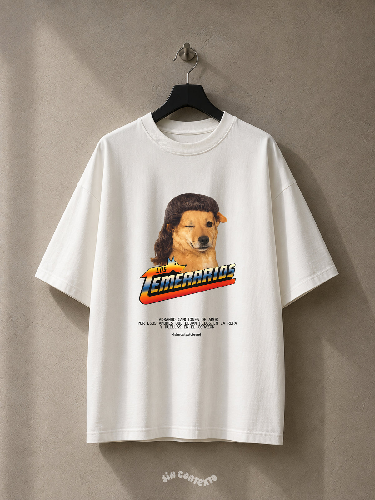 Playera Perrito Temerario 100% personalizado