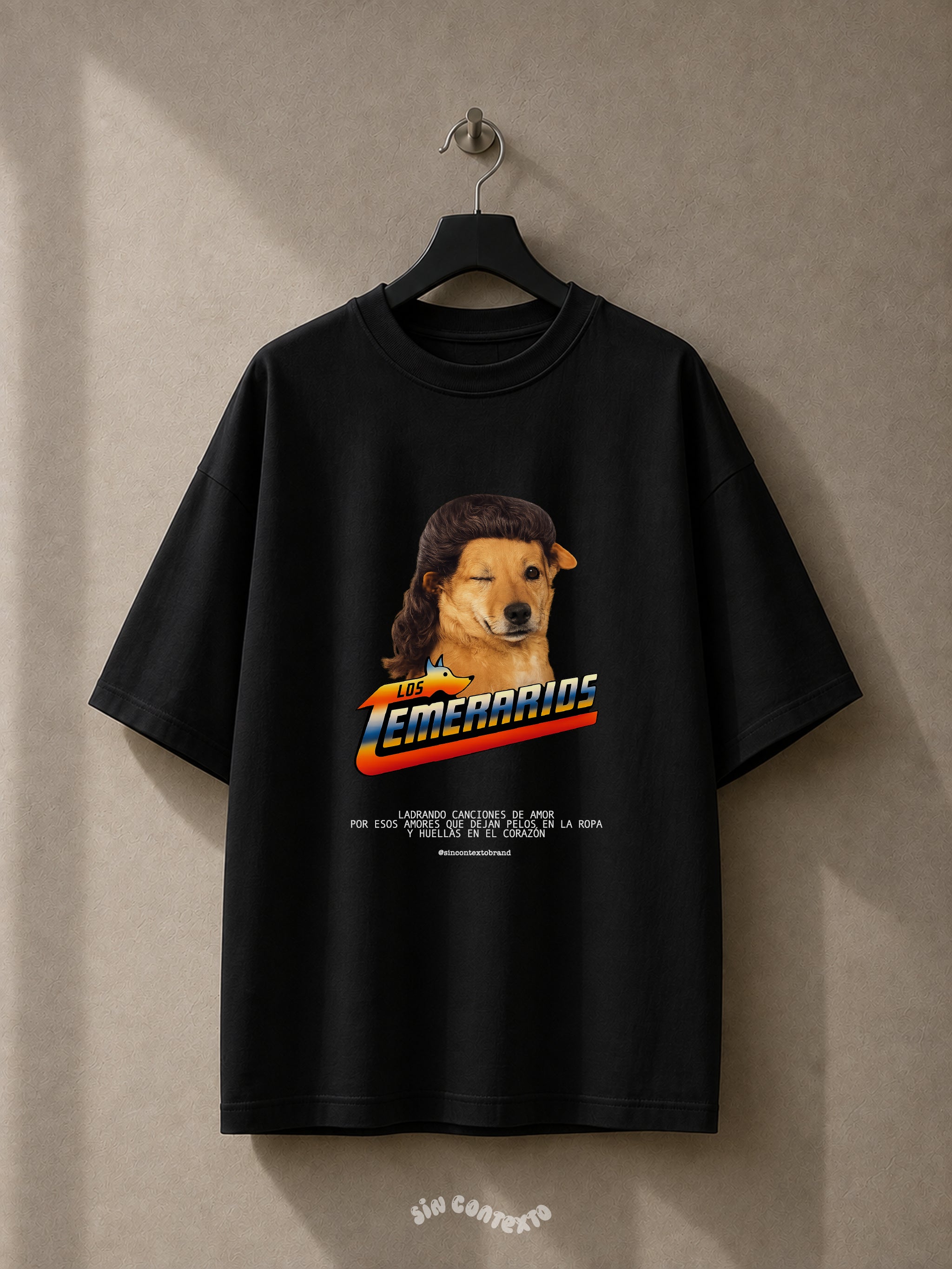 Playera Perrito Temerario 100% personalizado