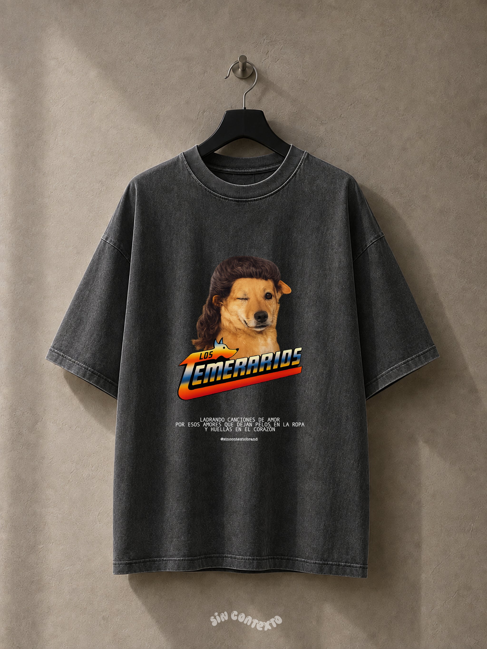 Playera Perrito Temerario 100% personalizado