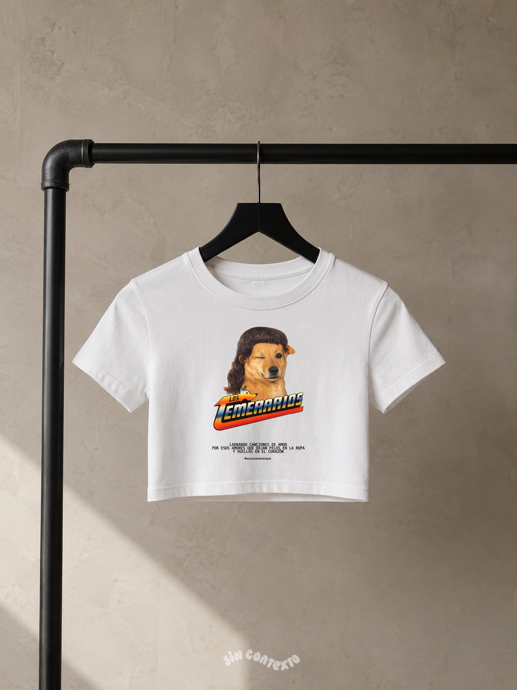 Playera Perrito Temerario 100% personalizado
