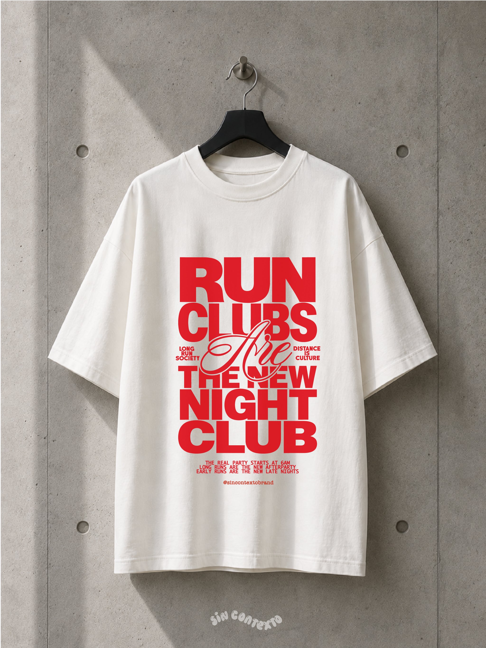 Playera Run Club - Night Club