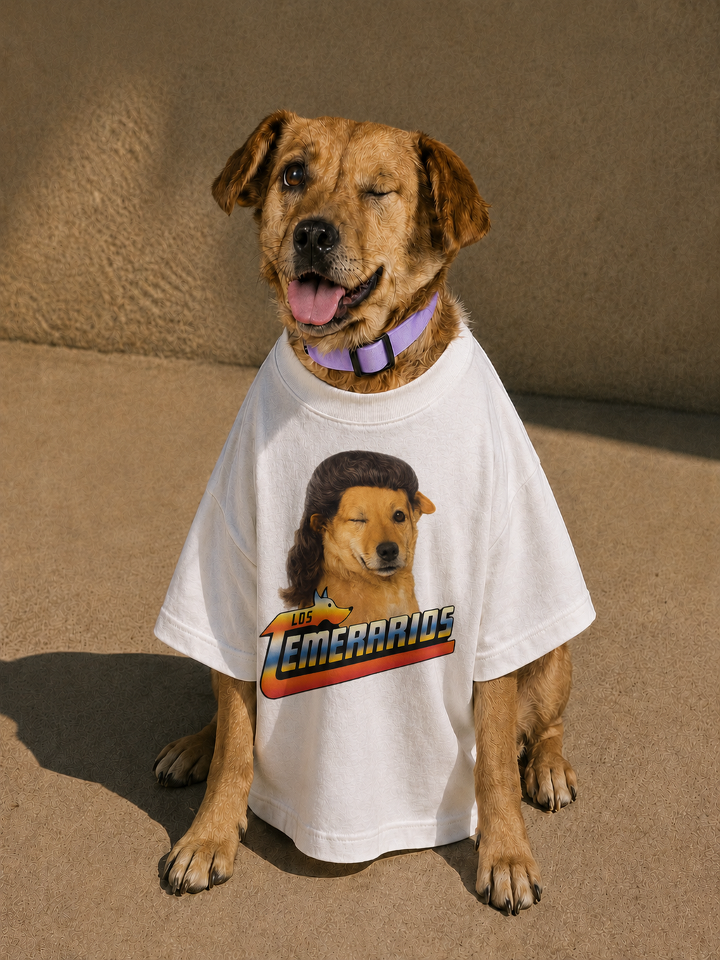 Playera Perrito Temerario 100% personalizado