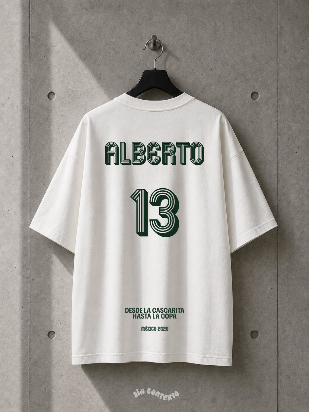 Playera Edición Mundial México 2026 "Personalizada"