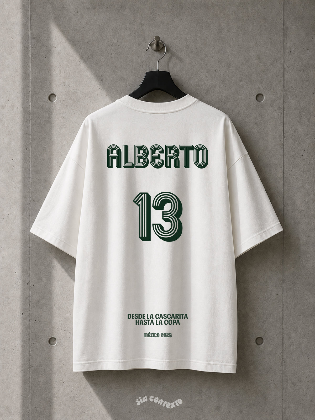 Playera Edición Mundial México 2026 "Personalizada"